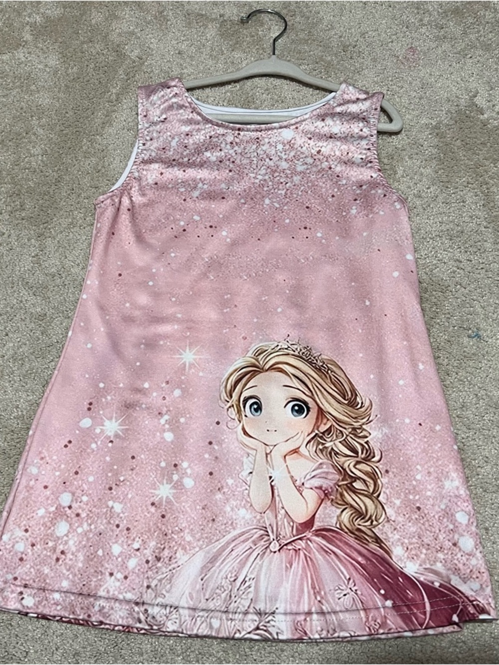 Girls Pink Princess Dress